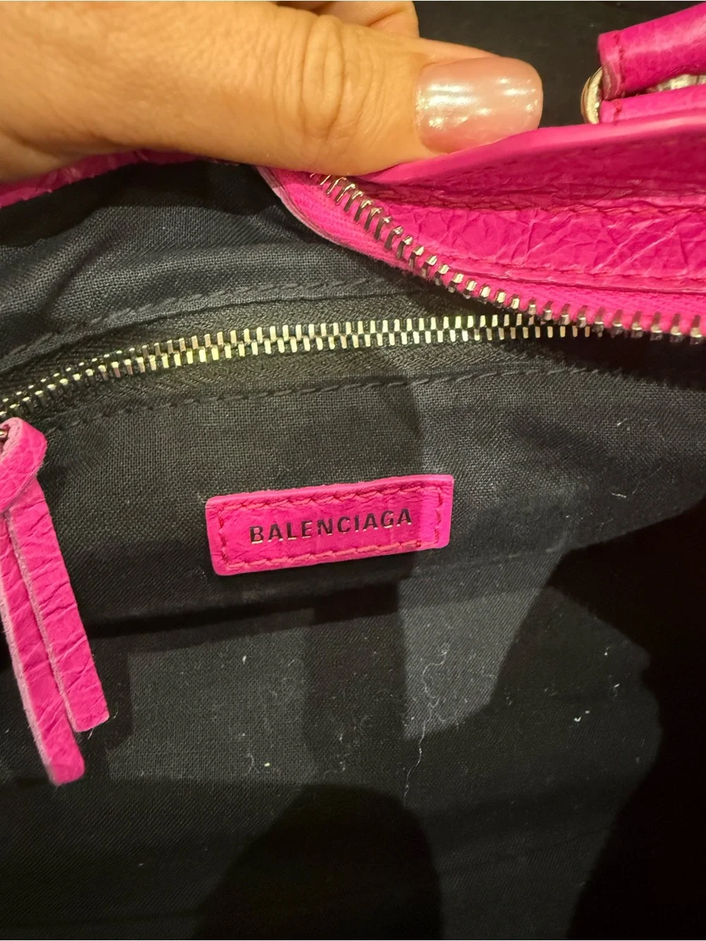 Balenciaga Fuchsia City mini Satchel - Picture 5 of 6